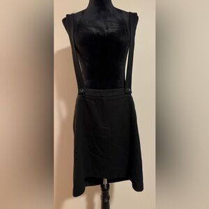 EUC Espirit Black Suspender Skirt size XXL